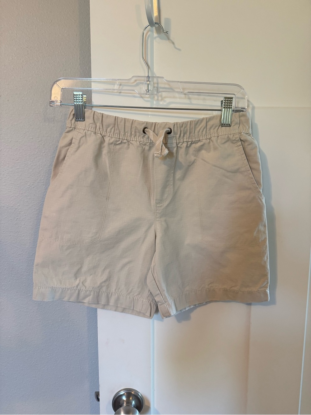 Carter's Neutral Drawstring Shorts - Beige